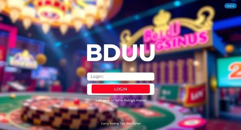 Clean and intuitive BDUUU login interface